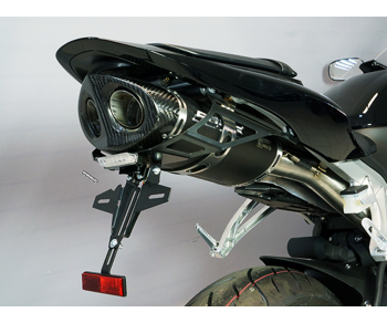 HONDA CBR600RR 2007-2012 OVAL Q1-S SS BLACK SLIP-ON
